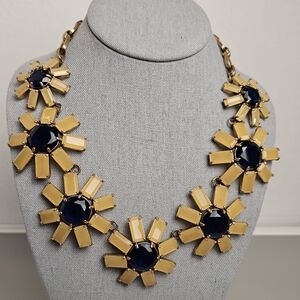 [J. CREW] Large Vintage Sunflower Statement Necklace
